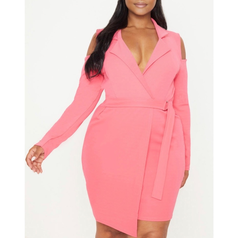 Hot Pink Belted Dress💖